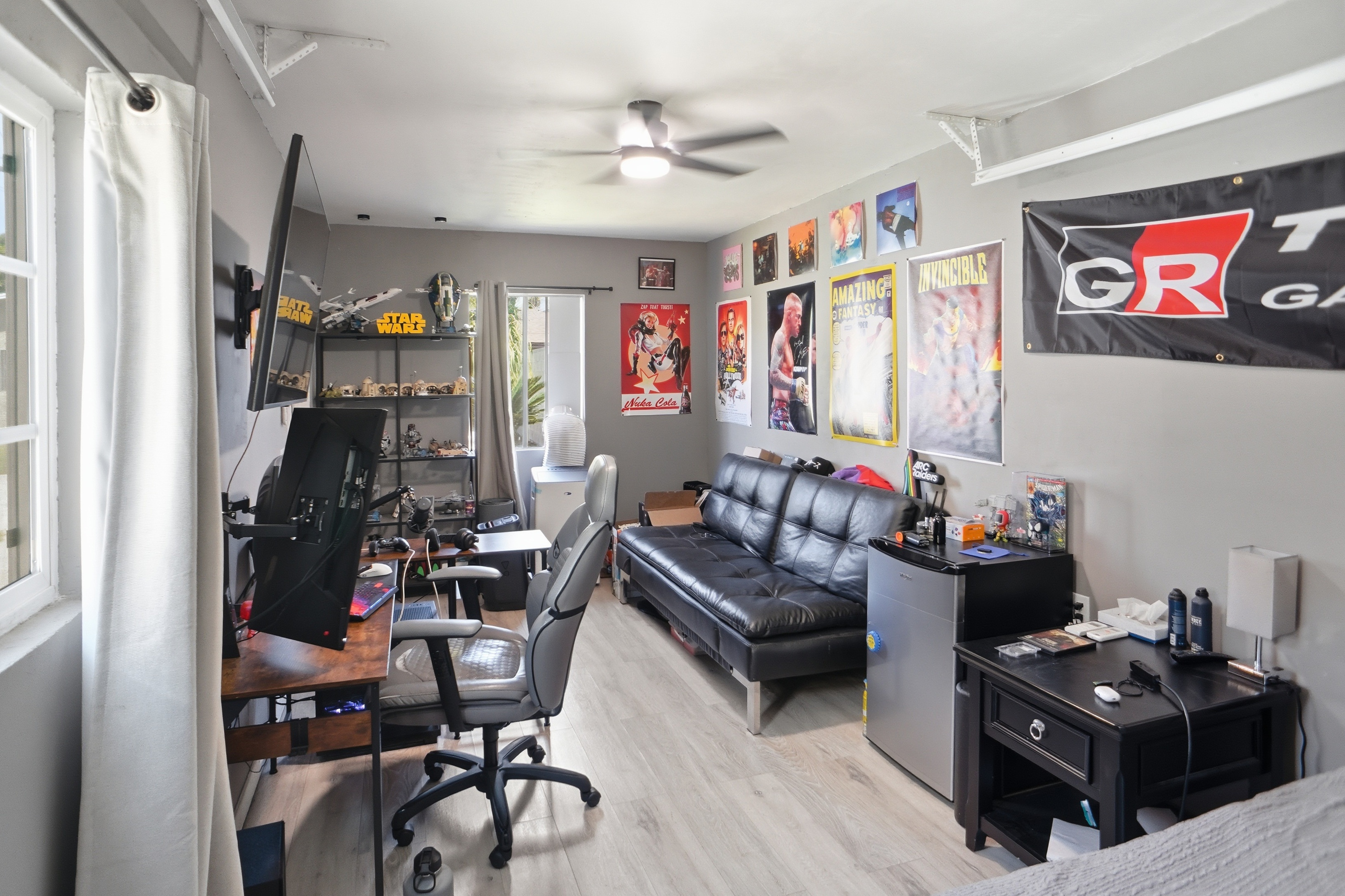 Converted bonus room interior